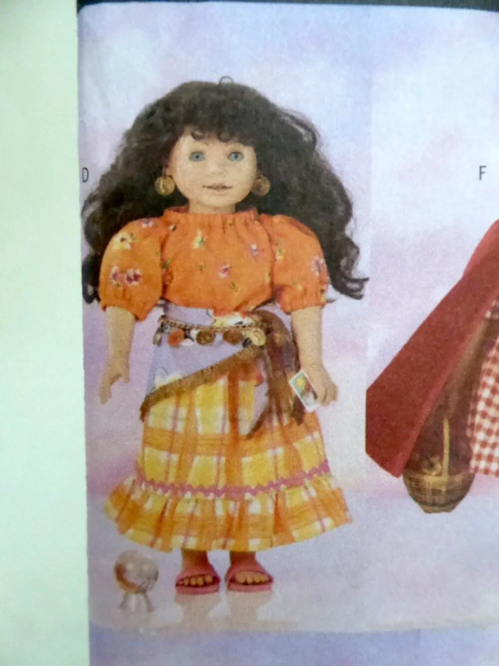 NEW BUTTERICK 18” AMERICAN GIRL DOLL HALLOWEEN COSTUME PAPER PATTERNS (#5661)